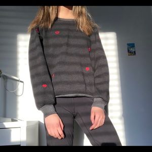 Wildfox Sweater with Heart Motif